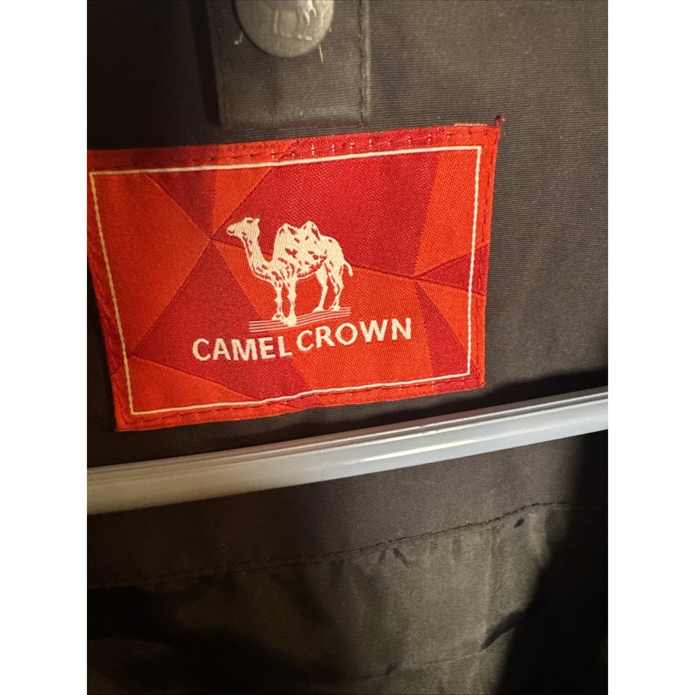 Camel Crown Women's Black Windbreaker Jacket L Shell‎ Water‑Resistant Outdoor - Picture 2 of 9